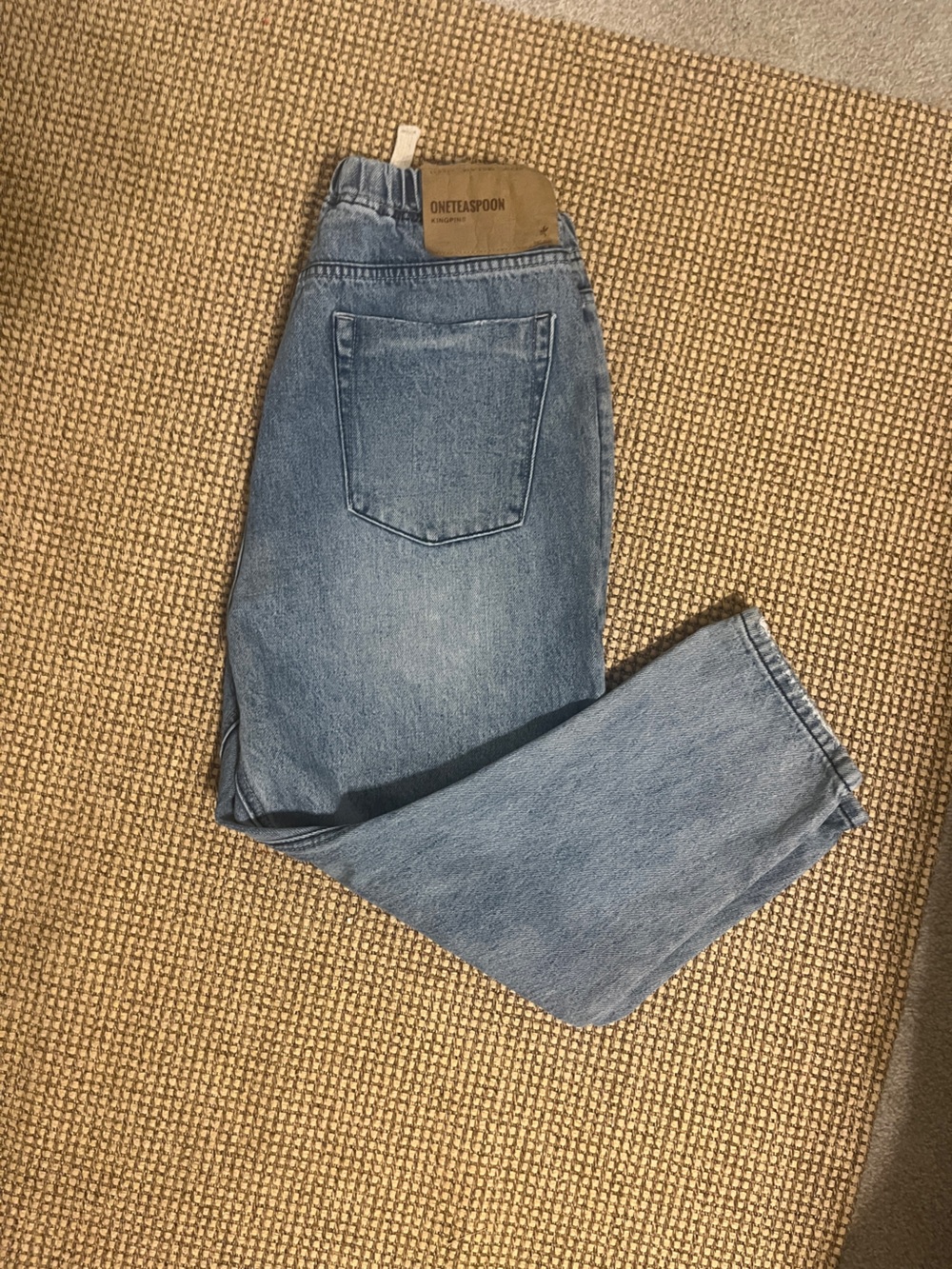 One Teaspoon Women’s Barrell Light Blue Straight Leg Jeans